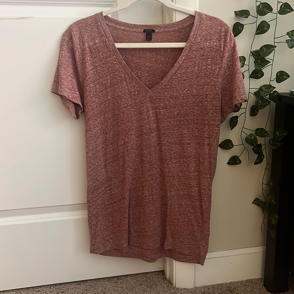 J Crew V Neck Tee